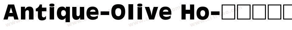 Antique-Olive Ho字体转换